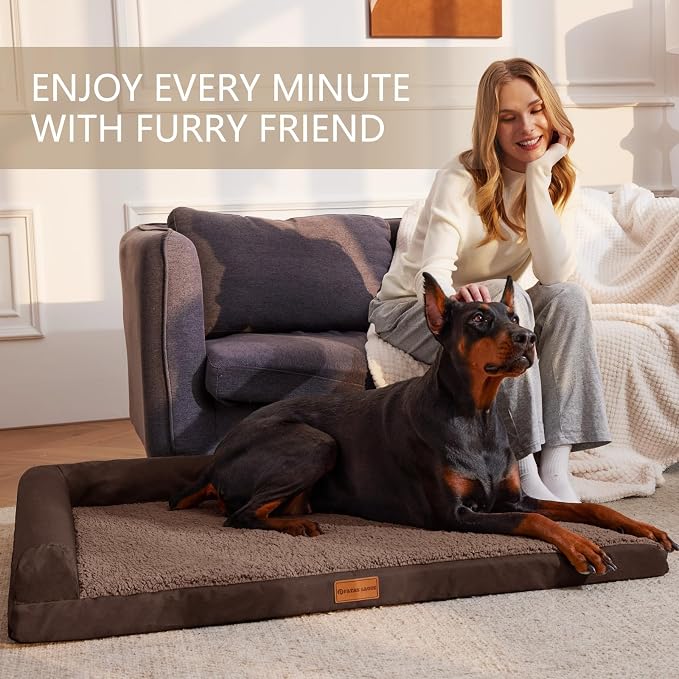 Patas Lague Orthopedic XL Dog Bed Large Sized Dog 48''X30'', Waterproof L - Image 2