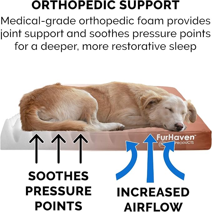 Furhaven Water-Resistant Orthopedic Dog Bed - Image 5