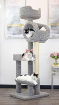 New Cat Condos 140003- Solid Wood Cat Climbing Tower Cat Tree by New+Cat+Condos
