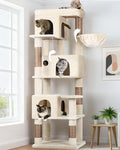 Globlazer Corner Cat Tree 66 inch Multi-Level Climbing Tower Kitty Condos Cat by Globlazer