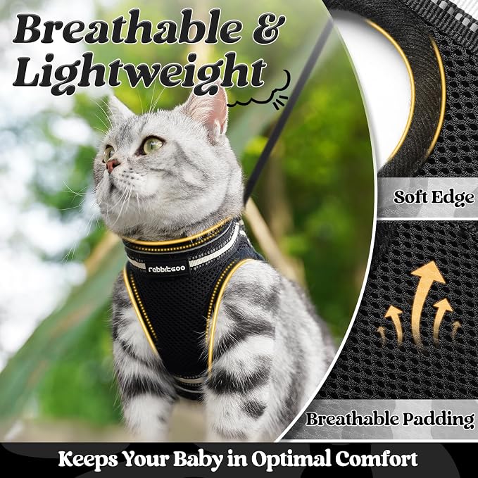 rabbitgoo Cat Harness and Leash Set - Image 4