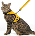 PUPTECK Cat Harness and Leash Set Escape Proof, Reflective Adjustable Soft Mesh by PUPTECK