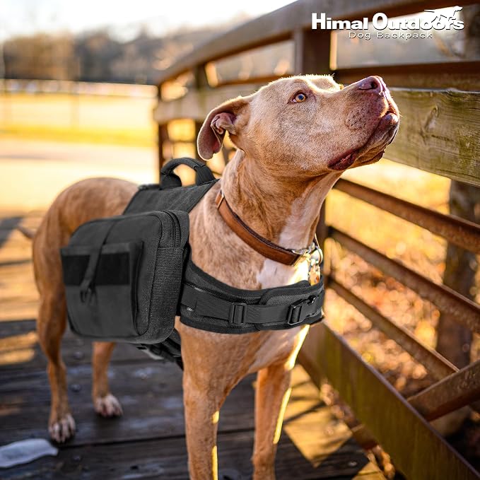 Himal Outdoors Dog Backpack & Saddle Bag, Tactical Hiking Backpack - Image 7