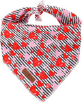 lionet paws Valentines Dog Bandana by lionetpaws