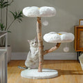 Wood Flower Cat Tree, Modern Cat Tower by MUTTROS