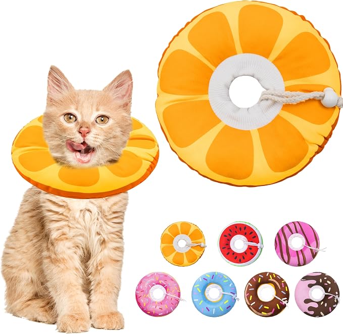 Cat Cone Collar Soft, Cat Recovery Collar by Seyezo