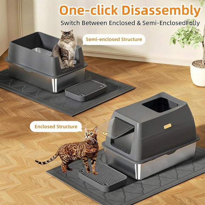 Stainless Steel Litter Box - Image 3