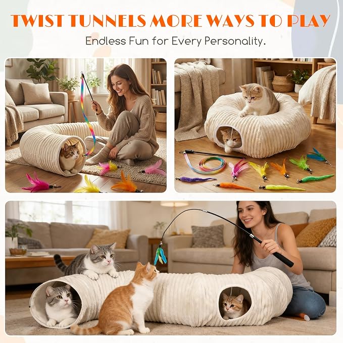 Cat Tunnel for Indoor Cats - Image 2