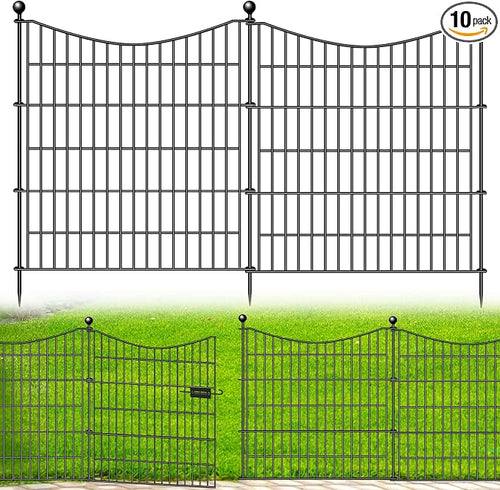 10 Panels Decorative Garden Fence by OutdoorFence