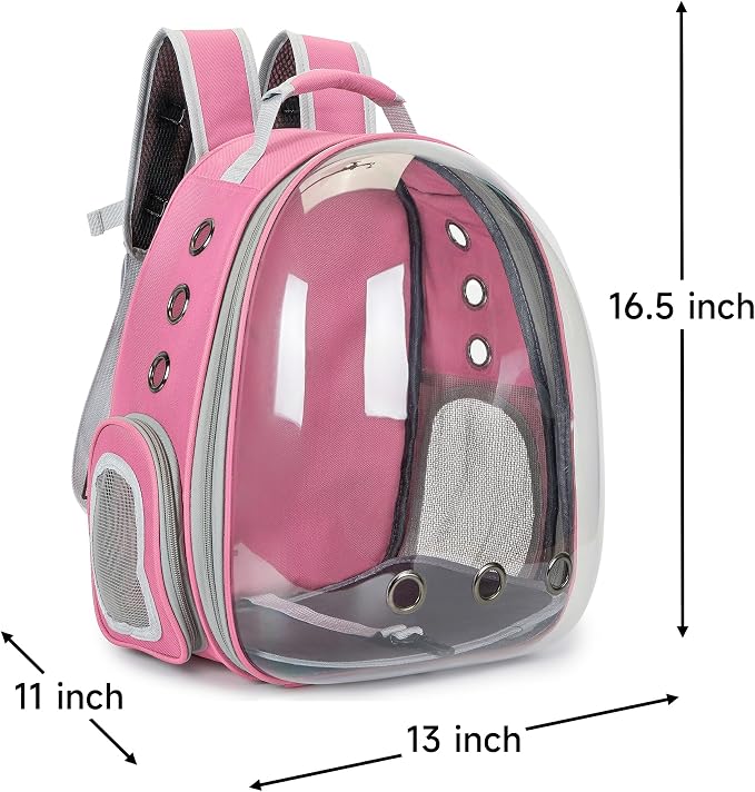 Cat Bubble Backpack Carrier for Small Medium Dogs Cats Carrying Bag, Airline - Image 7