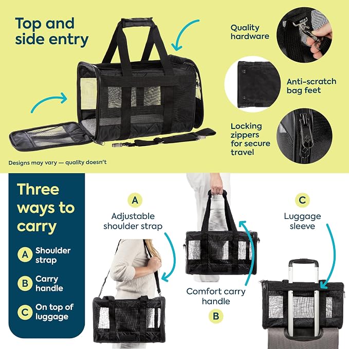 Sherpa Pet Carrier Airline Approved - Image 4