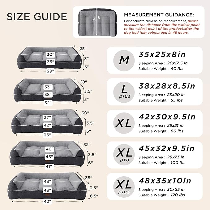 Bedsure SupportMax™ Orthopedic Dog Beds Large Sized Dog - Image 4
