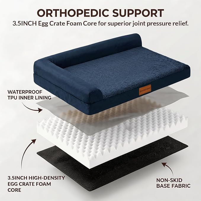 Patas Lague Orthopedic Jumbo Dog Bed - Image 5