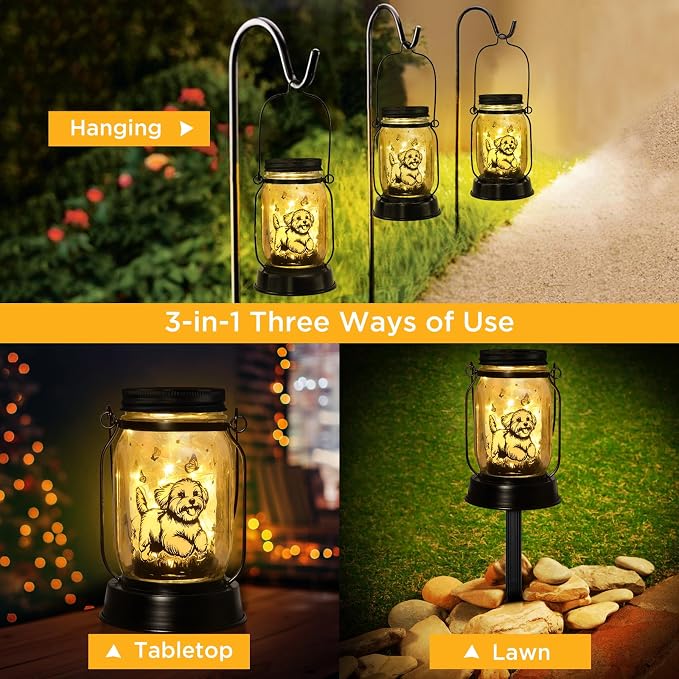 kyoryuger Maltese Dog Gifts for Women/Men Maltese Solar Lanterns Birthday Dog - Image 3