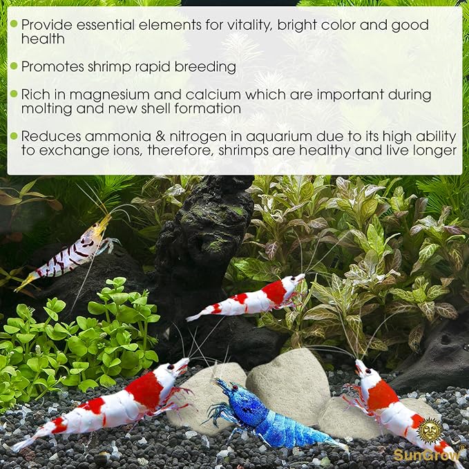 SunGrow Shrimp Rocks, Magnesium Rocks - Image 3