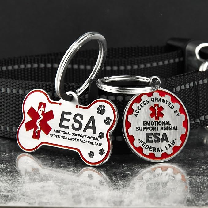HOPELF Engraved Personalized ESA Tag - Image 4