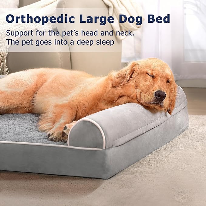 WESTERN HOME Large Dog Bed, Orthopedic Dog Beds - Image 3