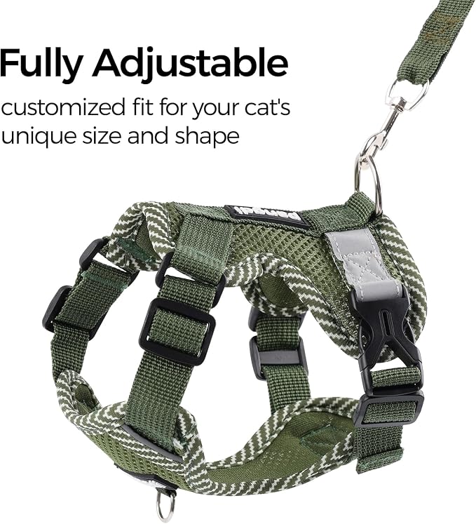 Cat Harness and Leash Escape Proof Large Kitten Harness Ragdoll Cat Vest - Image 4