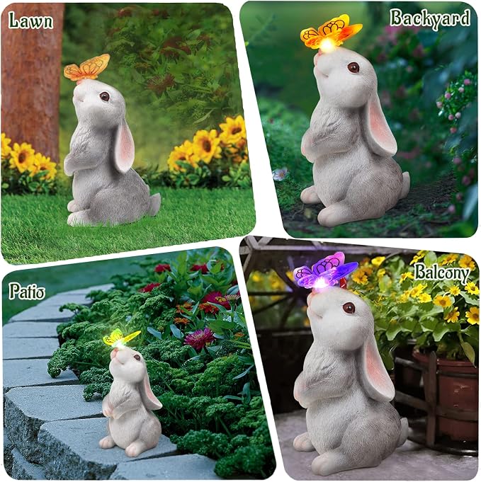 Garden Statue Outdoor Decor-Rabbit - Image 3