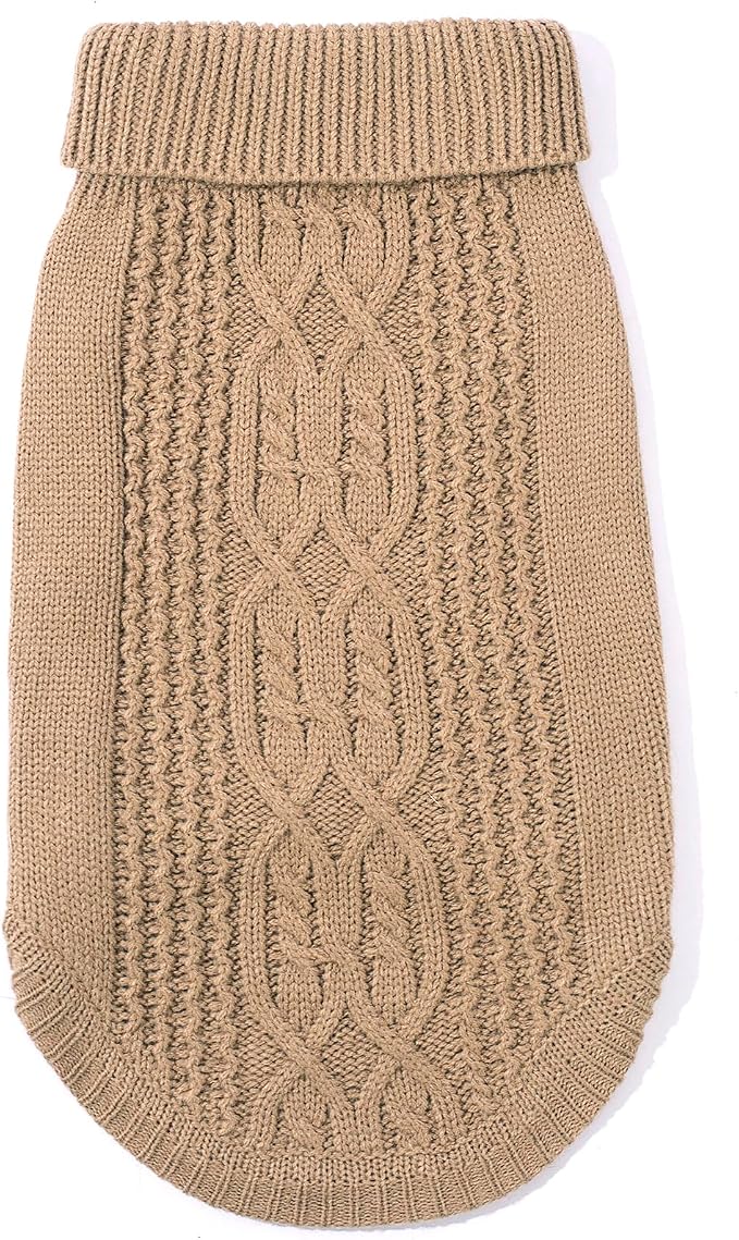 Cat Sweater Keep Your Pets Cozy, 16 Color Turtleneck Knitted Sleeveless Cat - Image 6