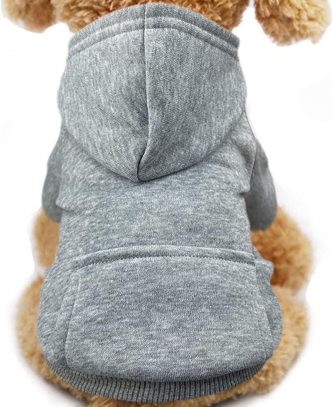 Jecikelon Winter Dog Hoodie Sweatshirts by Jecikelon