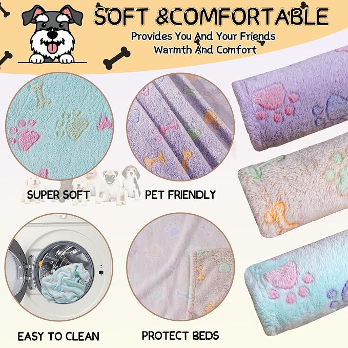 Rezutan Dog Blankets Throw 3 Pack - Image 6