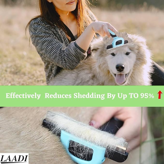 LAADI Deshedding Tool for Dogs and Cats - Image 8