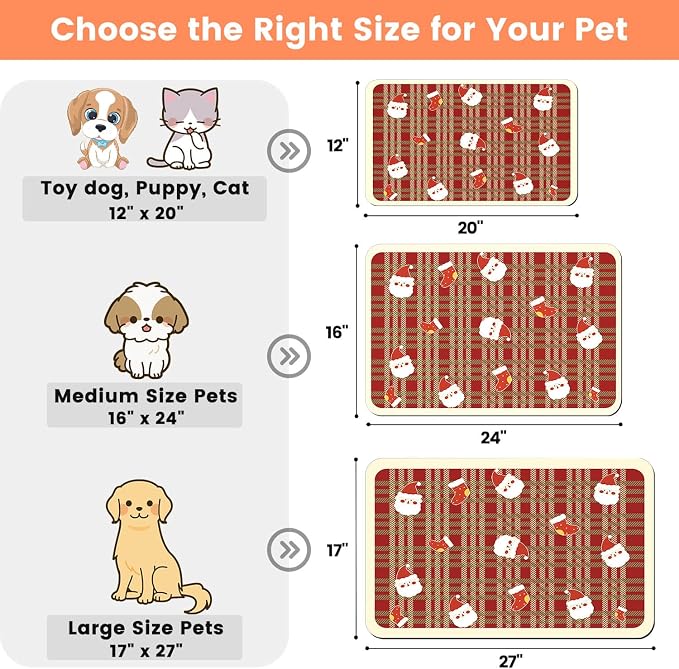 Pet Feeding Mat-Absorbent Pet Placemat - Image 2