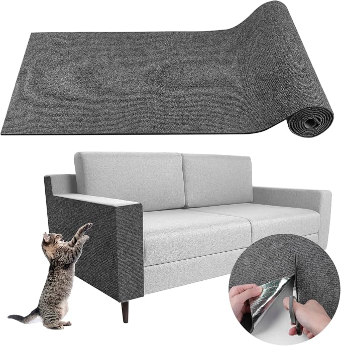 Climbing Cat Scratcher Mat Trimmable Cat Scratching Post Carpet 39.3’’x15.8’’ by LSGCQ