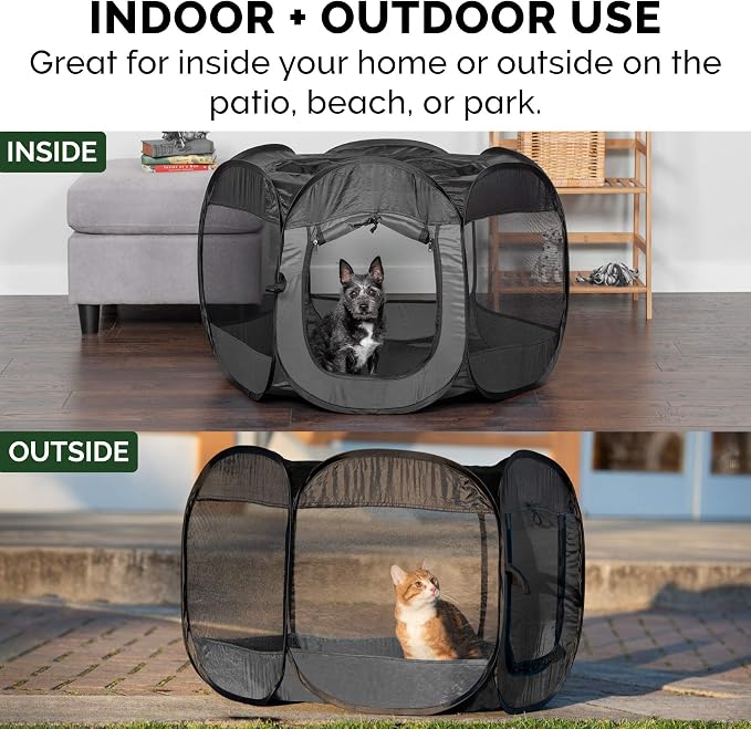Furhaven Portable Dog Playpen Cat Tent, Pet playground, Kennel foldable indoor - Image 5