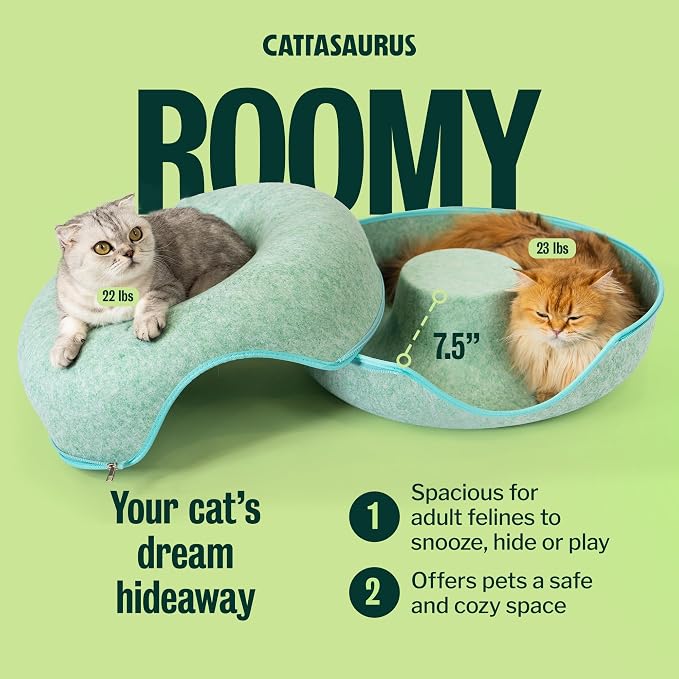 Cattasaurus Peekaboo Cat Cave Donut - Image 4