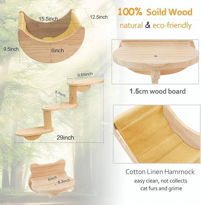 Cat Shelf for Wall Mount Hammock - Image 7