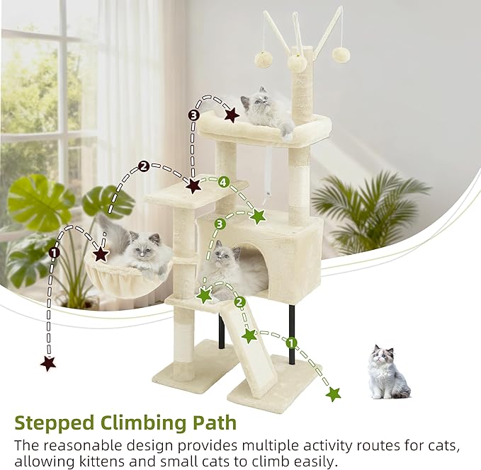 Cat Tree for Indoor Cats, Cat Tower - Image 2