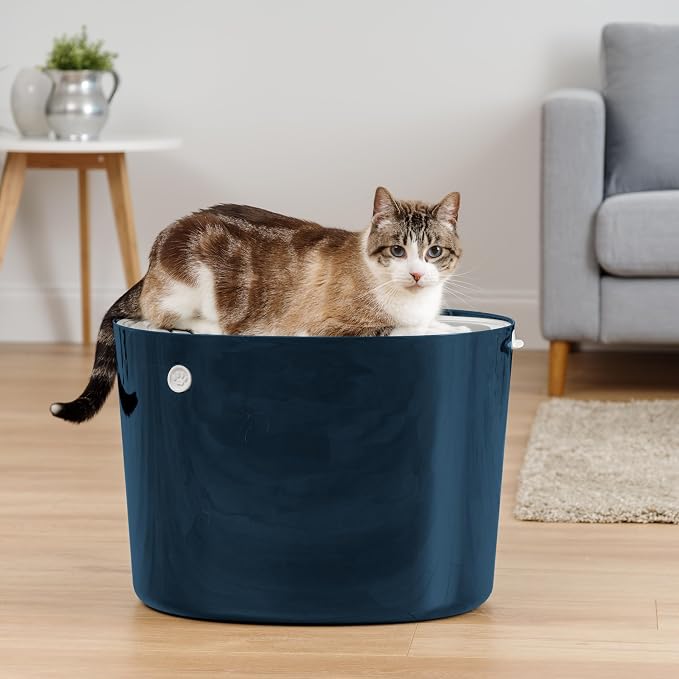 IRIS USA Cat Litter Box, Large Top Entry - Image 8