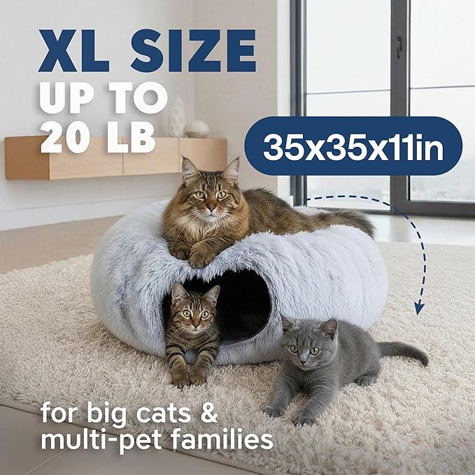 Cat Donut Tunnel Bed - Image 2