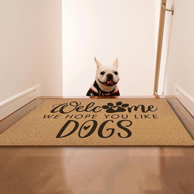 Funny Dog Welcome Door Mats, We Hope You Like Dogs Door Mat - Image 5