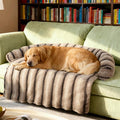 Large Dog Couch Bed, Fluffy Washable Couch Protector by WATANIYAPET