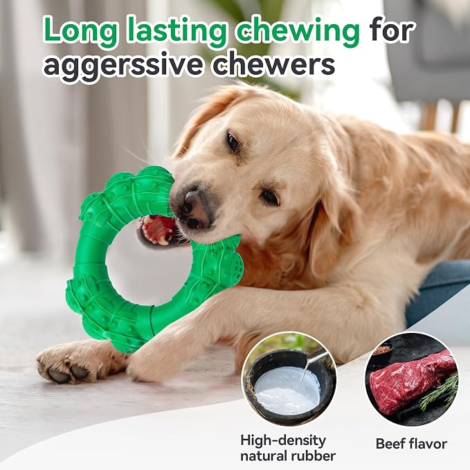 Indestructible Dog Chew Toys for Aggressive Chewers, Super Dog Chewer Toys for - Image 3