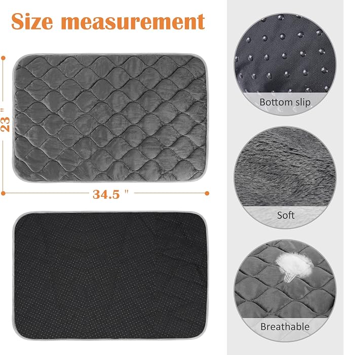 ULIGOTA Self Warming Cat Bed Self Heating Cat Mat Thermal Pet Bed Mat - Image 9