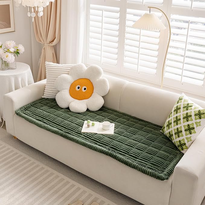 FUNNY FUZZY Pet Couch Covers for Sofa, Washable Dog Couch Cover Protector for - Image 7
