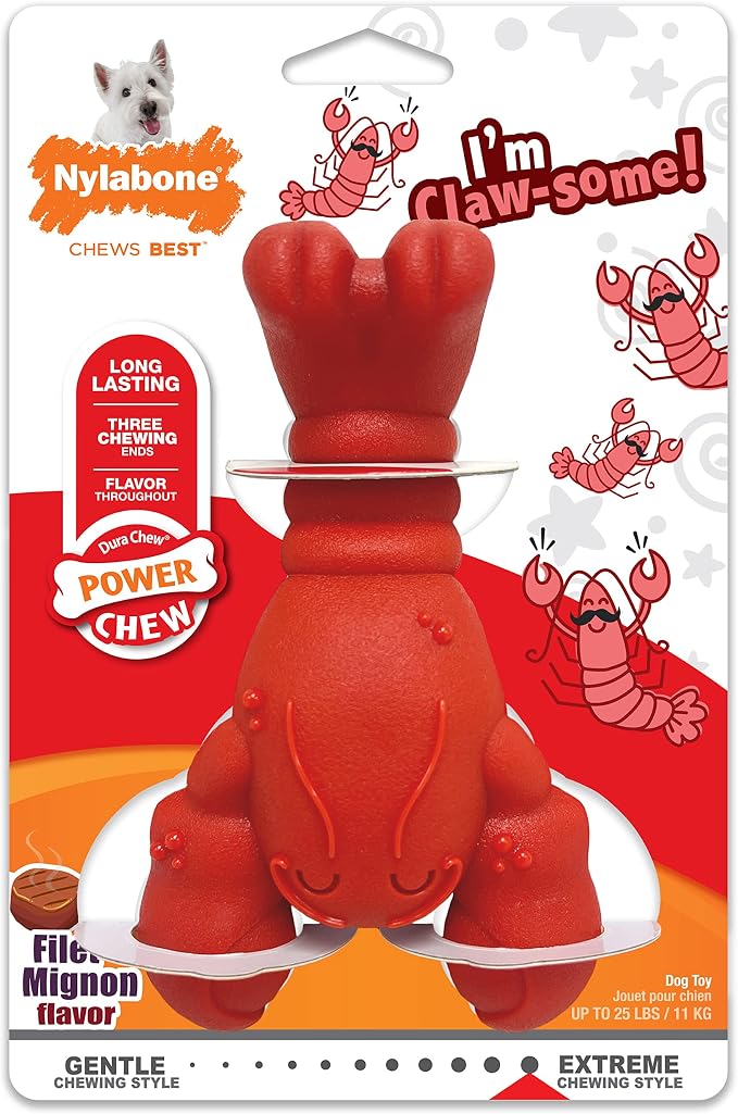 Nylabone Lobster Power Chew Toy - Image 11