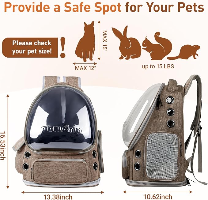 Pawstrip Cat Backpack Carrier - Image 5