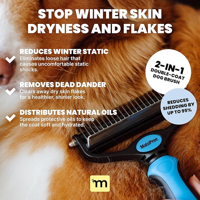 MalsiPree Dog Brush for Shedding - Image 2