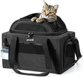 Pecute Expandable Pet Carrier Airline Approved Dog Cat Carrier, Breathable by pecute