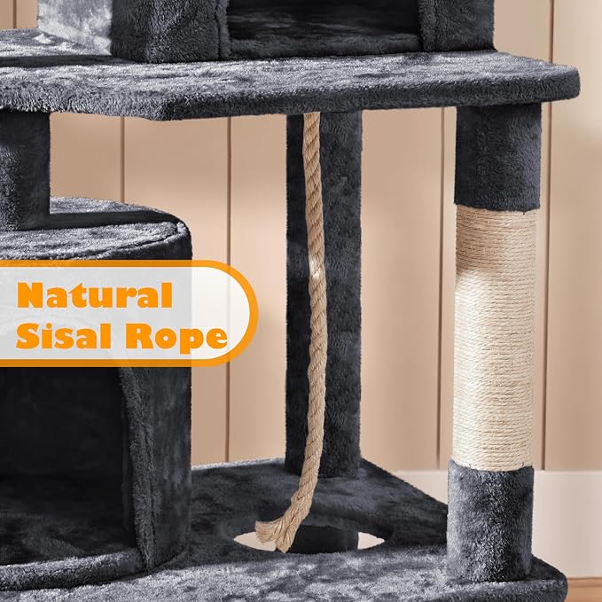Topeakmart Multi Level Cat Tree, Cat Tower - Image 6