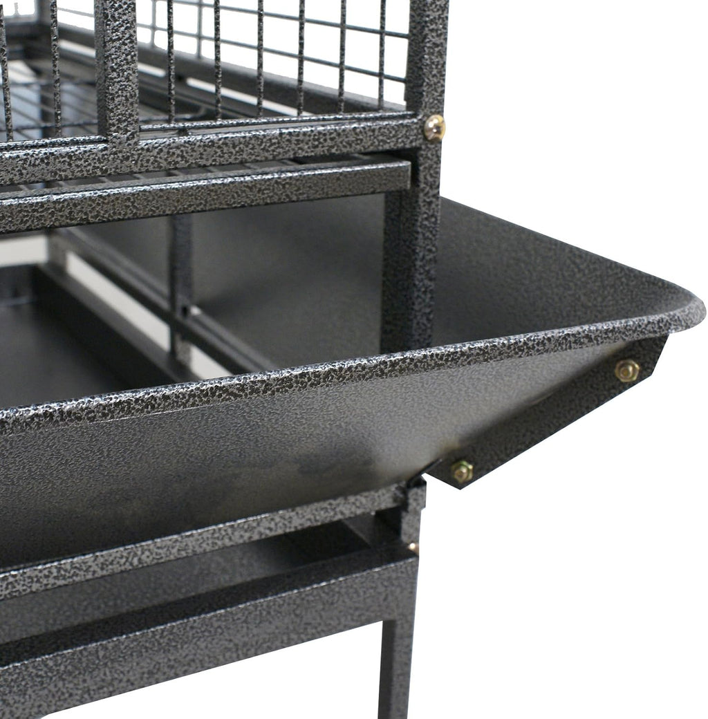 ZENY 68-Inch Birdcage with Playtop and Rolling Stand - GlobalHabitat Supply