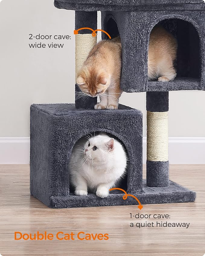 Feandrea Cat Tree, 29.1-Inch Cat Tower, Plush Condo - Image 9