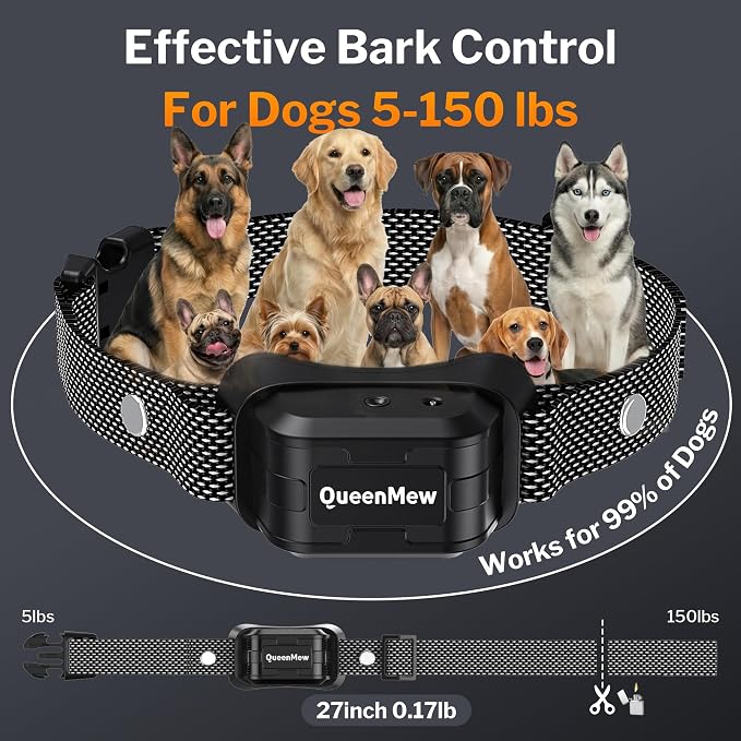 Bark Collar, Dog Bark Collar for Large Medium Small Dogs, Citronella Dog Bark - Image 4