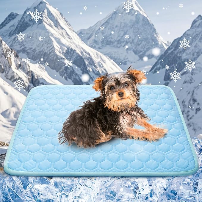 Cooling Mat for Dogs Thicken Pad for Cats, Rabbit&Medium, Large Dogs Internal by dgdgbabyJollyGenerous