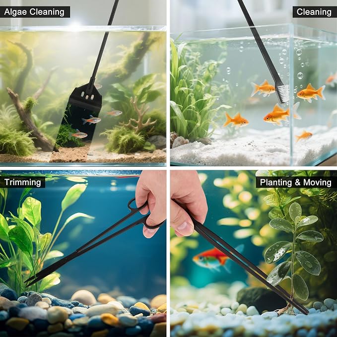 7 Pieces Fish Tank Vacuum Gravel Cleaner Kit - Image 6